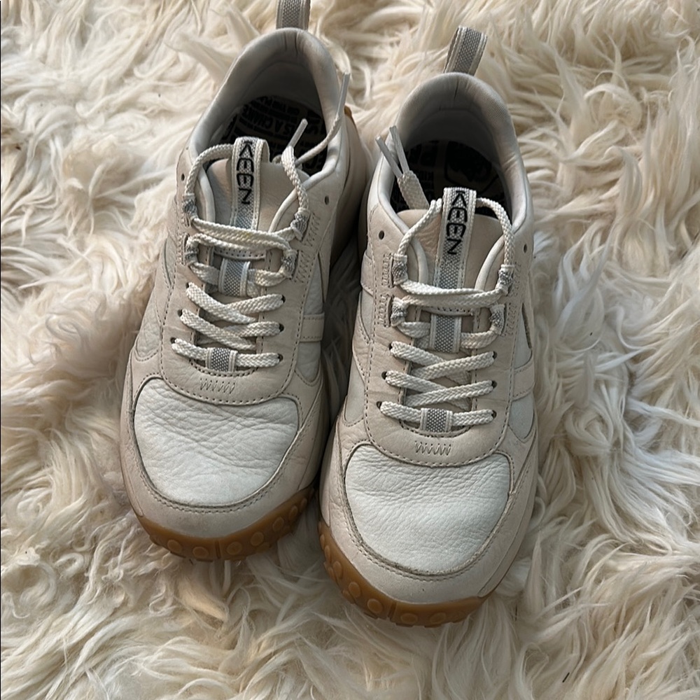 Keen White Leather Sneakers